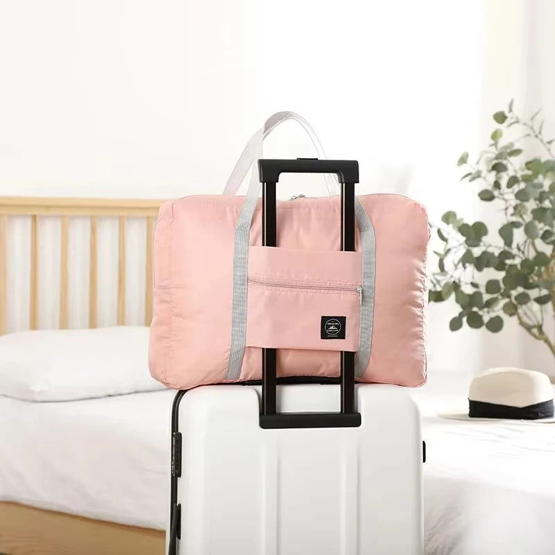 Foldable Travel Duffel Bag Lightweight Large Capacity Carry-On  for Air Travel Sports Weekends And Overnight Trips