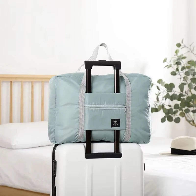 Foldable Travel Duffel Bag Lightweight Large Capacity Carry-On  for Air Travel Sports Weekends And Overnight Trips