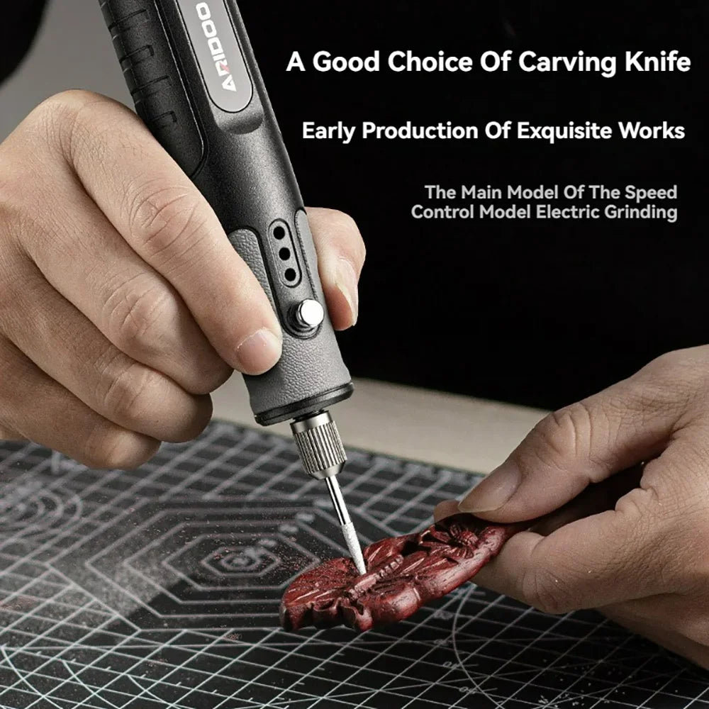 5-speed Regulation Touch Screen Cordless Electric Drill Mini Rotary Tool Grinder Wireless Hand Drill Kit Tools Engraving Set