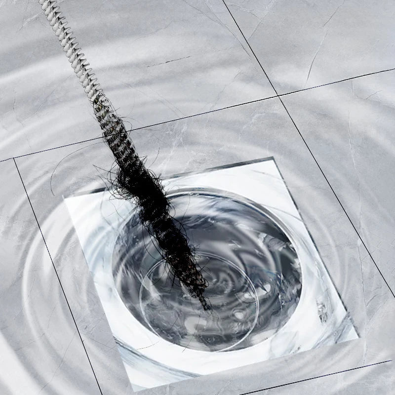 1Pcs Sink Drain Cleaning Brush Drain Clog Remover Bendable Sink Overflow Sewer Drain Brush For Bathroom Kitchen