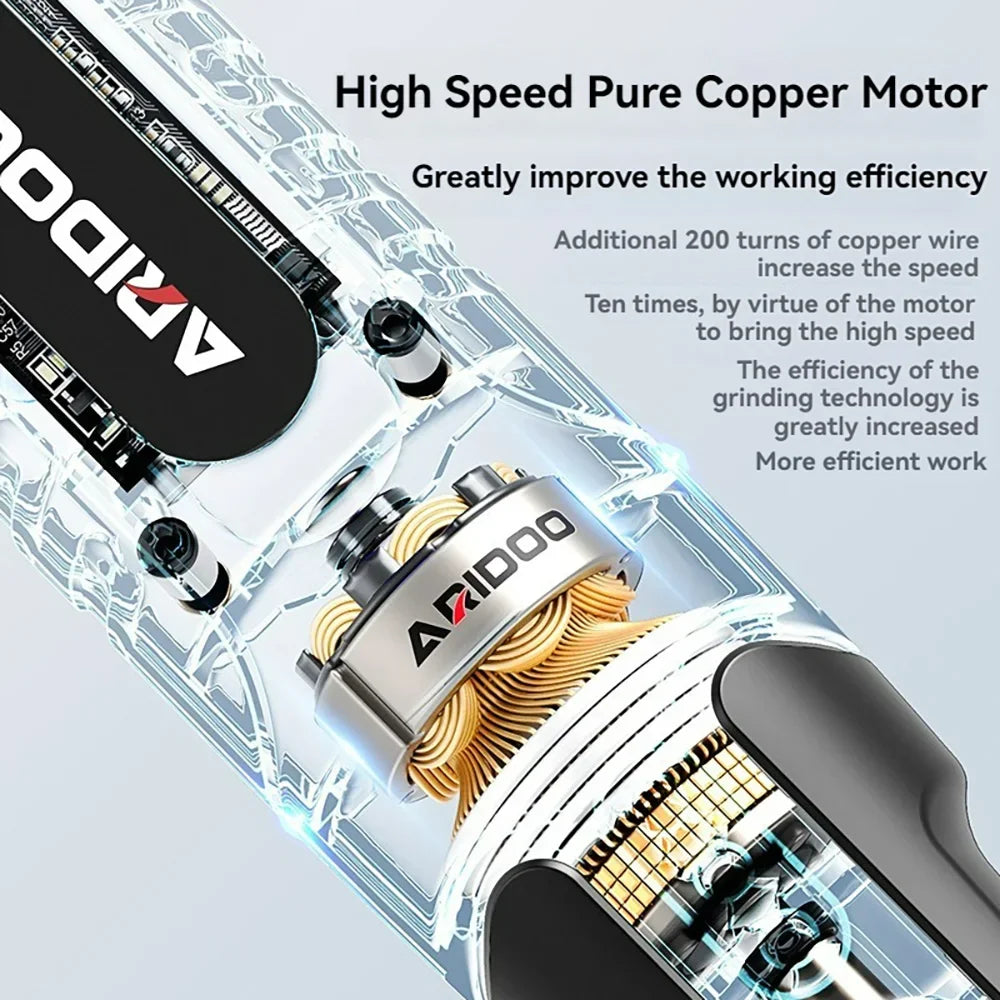 5-speed Regulation Touch Screen Cordless Electric Drill Mini Rotary Tool Grinder Wireless Hand Drill Kit Tools Engraving Set