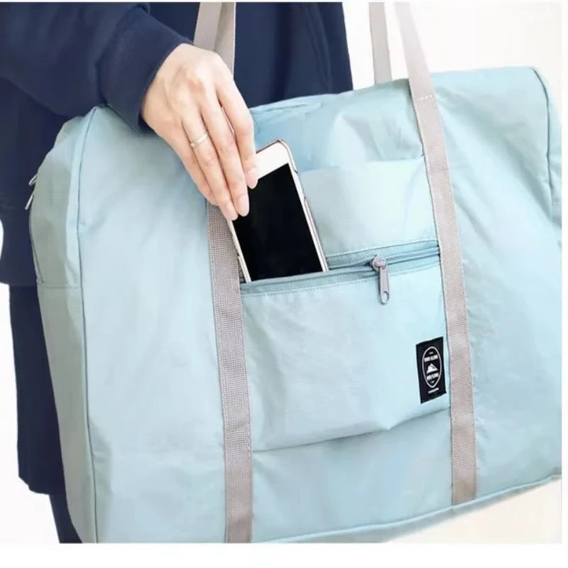 Foldable Travel Duffel Bag Lightweight Large Capacity Carry-On  for Air Travel Sports Weekends And Overnight Trips