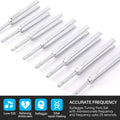 8Pcs Tuning Fork Set 256-512HZ Steel Tuning Fork Set For Healing Chakra Sound Therapy Keep Body Mind Spirit Harmony Medical Tool