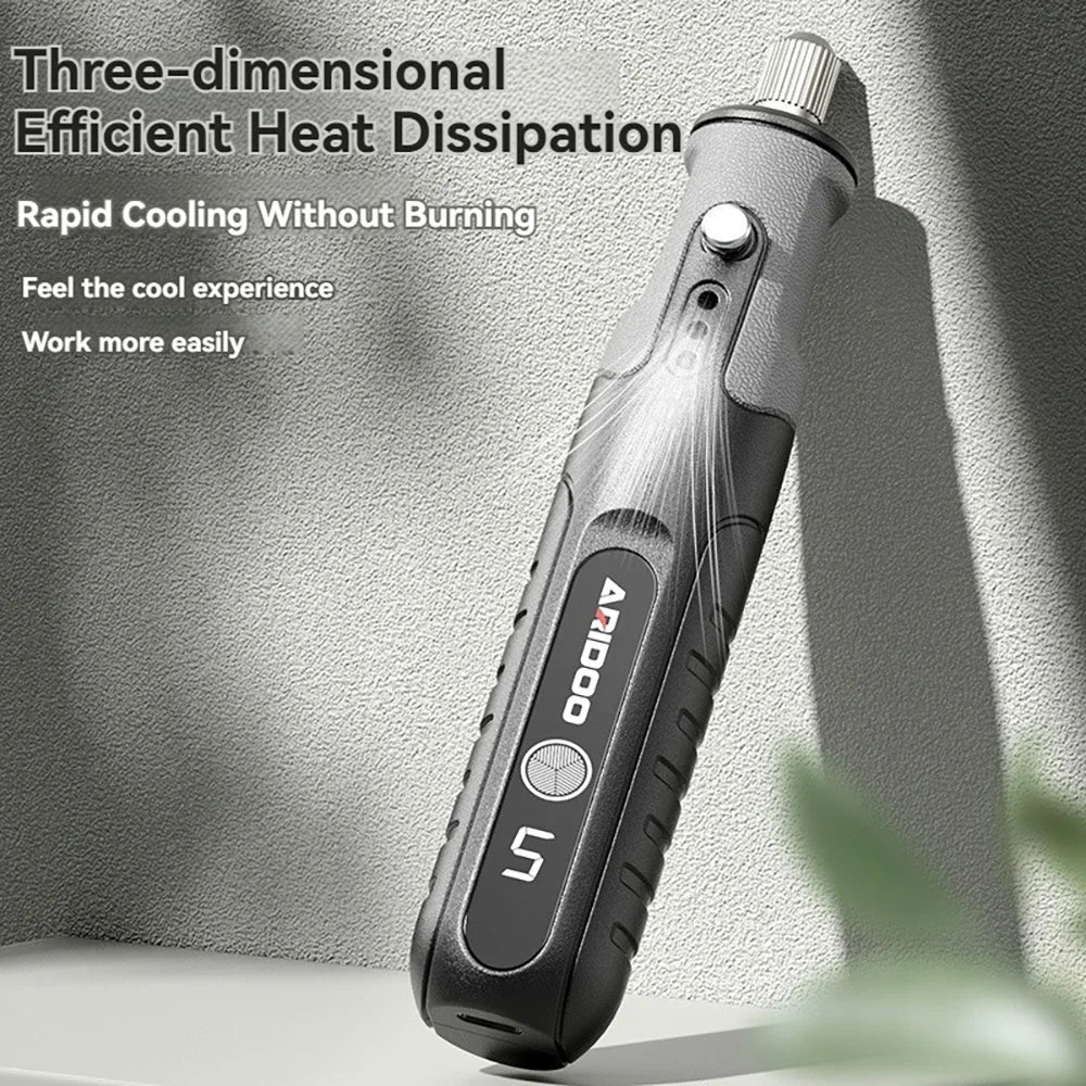 5-speed Regulation Touch Screen Cordless Electric Drill Mini Rotary Tool Grinder Wireless Hand Drill Kit Tools Engraving Set