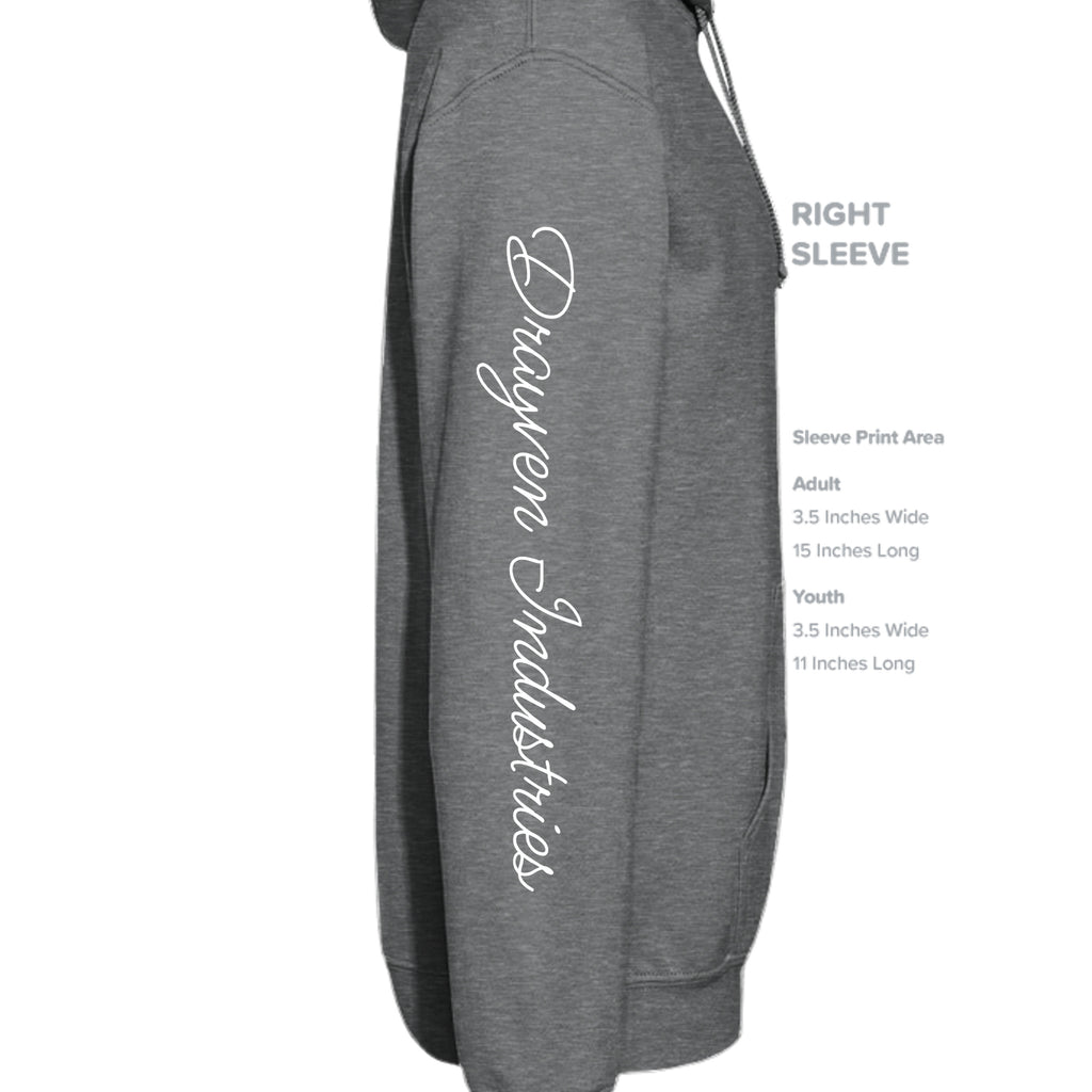 Fan Charcoal Heather - G185 - SLEEVE_RIGHT